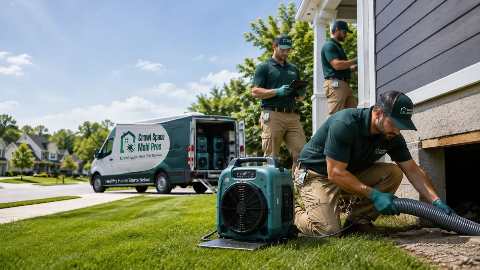 Crawl Space Mold Removal in Bruington, VA